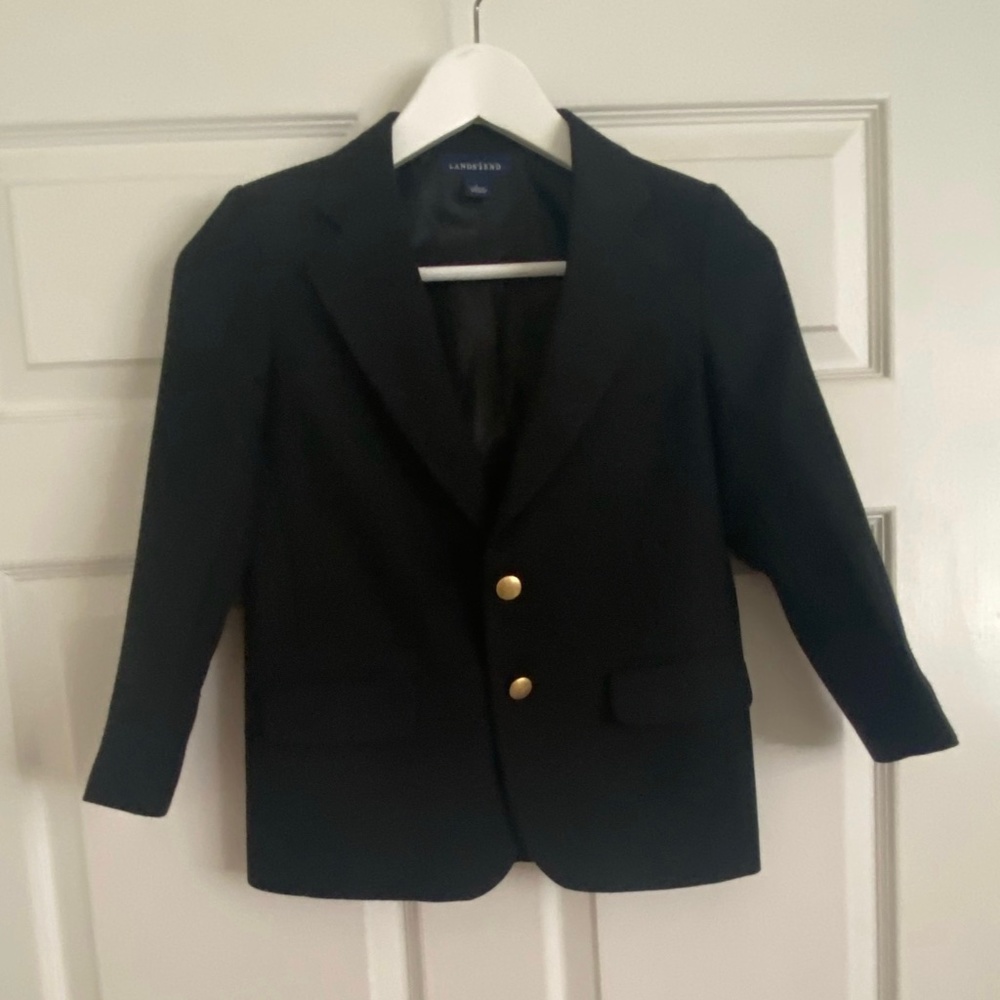 COPY - LAND'S END Hopsack Boy's Blazer - Size 7